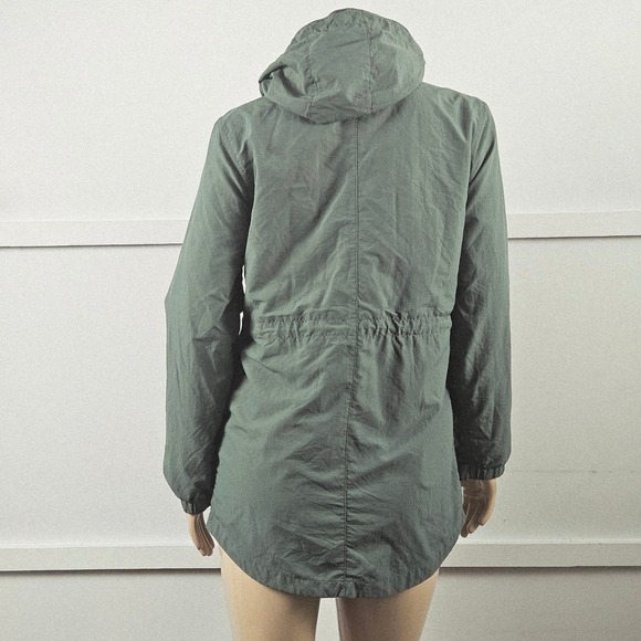 Carhartt Womens Rockfort Sage Green Hooded Zip Up Utility Jacket Small 4/6 - Picture 3 of 9